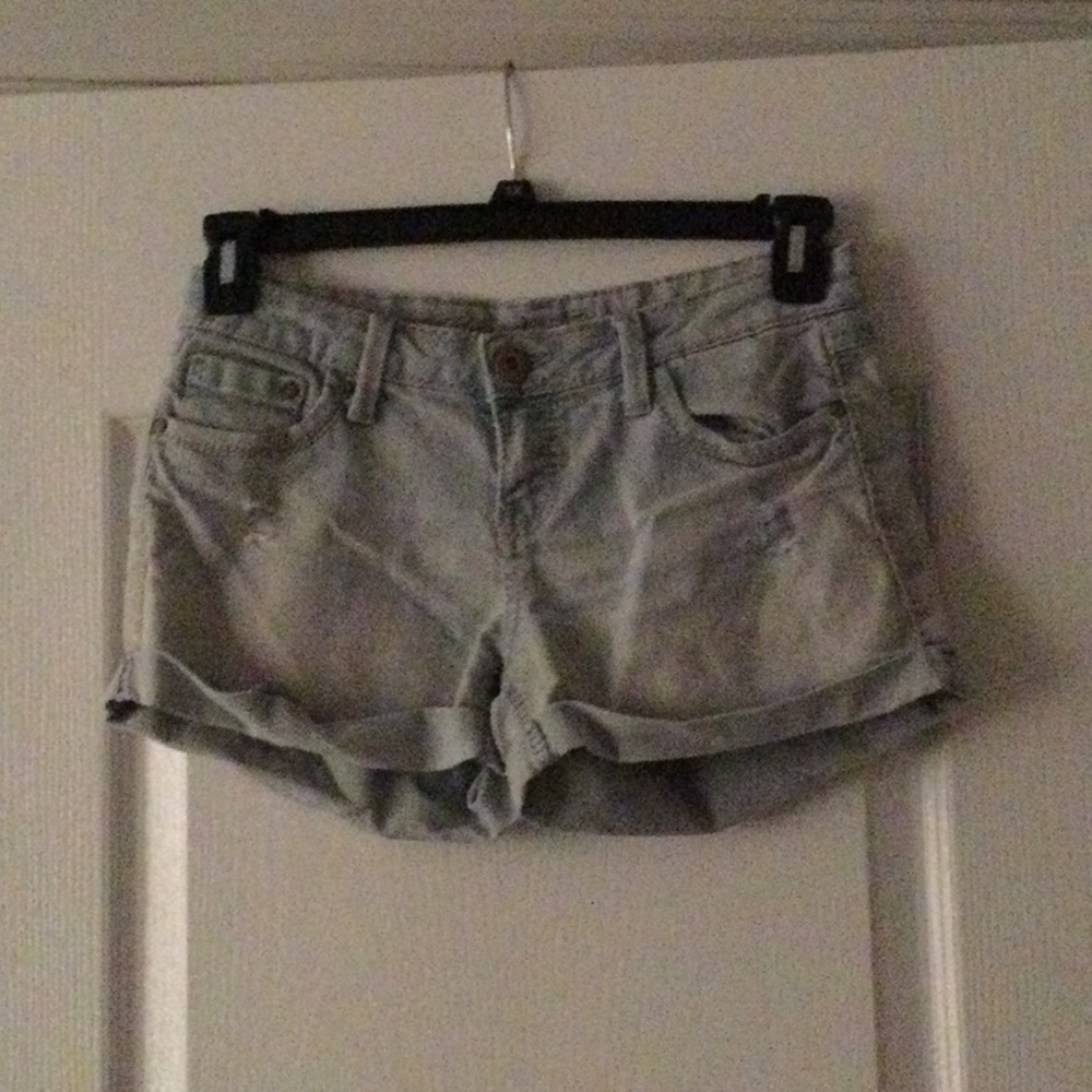 Denim shorts